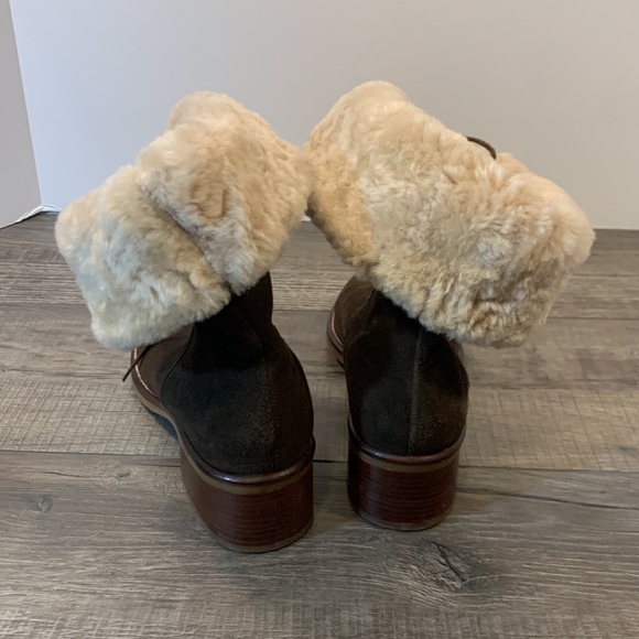 Rockport suede and faux fur boots size 8 1/2 - Picture 4 of 8